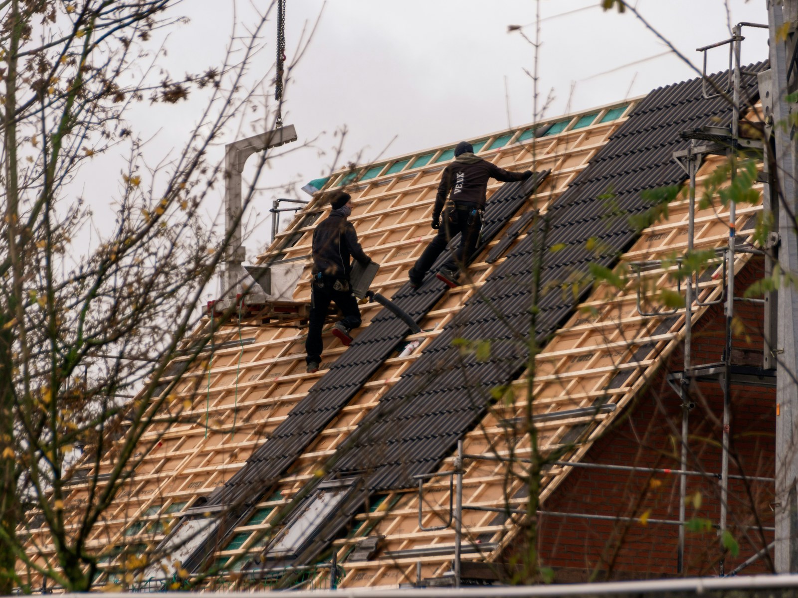 Travaux de couverture à Chancelade